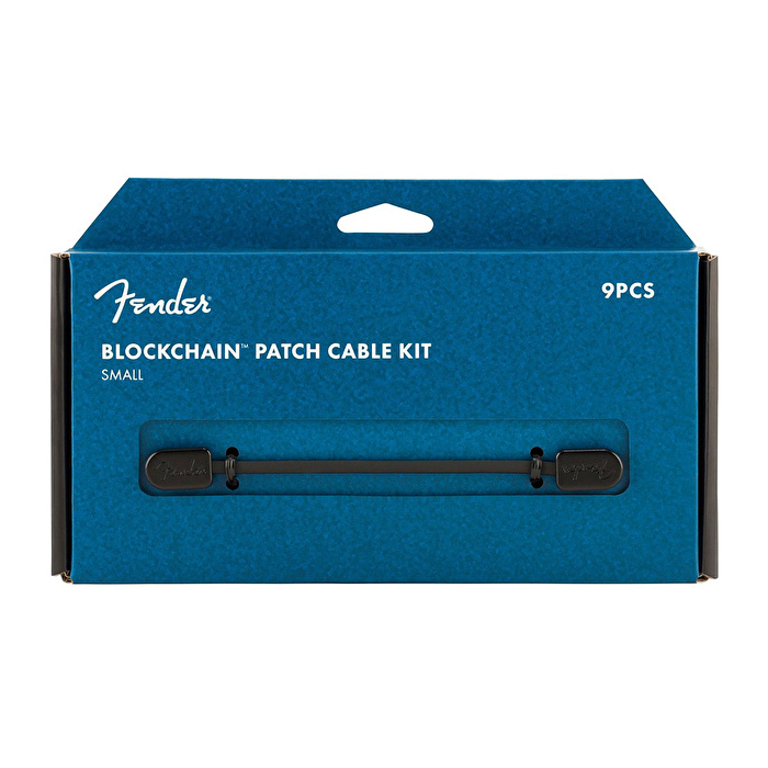 Fender Blockchain 9'lu (2x10 cm | 5x15 cm | 1x20 cm | 1x30 cm) Pedal Ara Kablo Seti